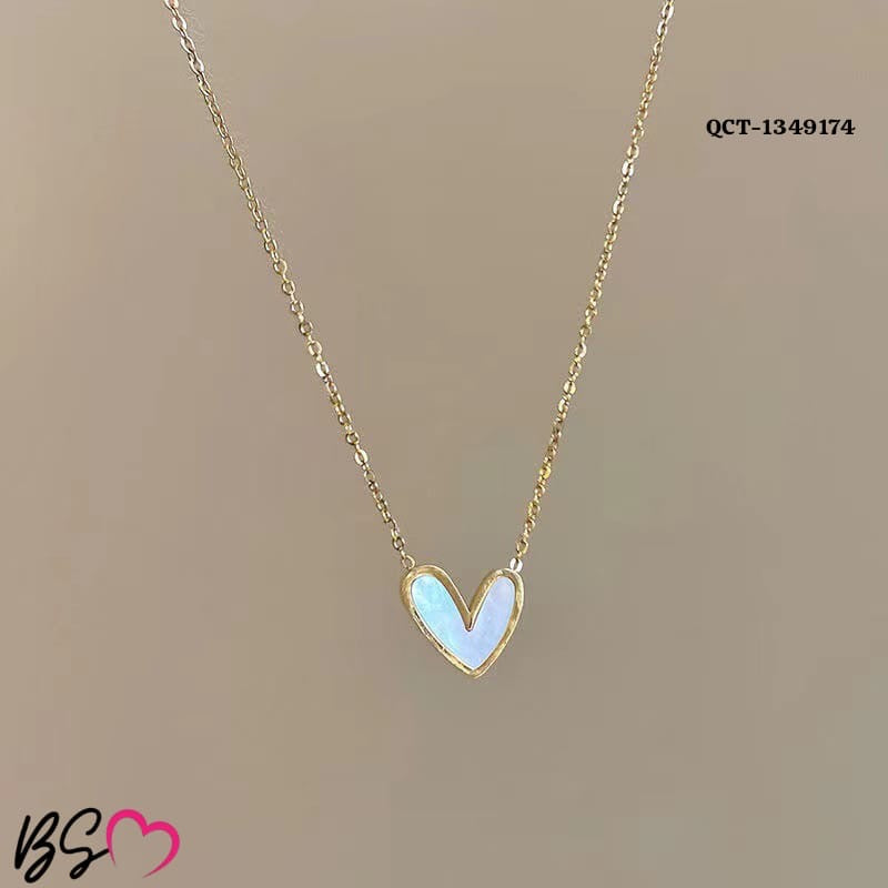 QCT-174 Mini Heart Stainless Steel Necklace