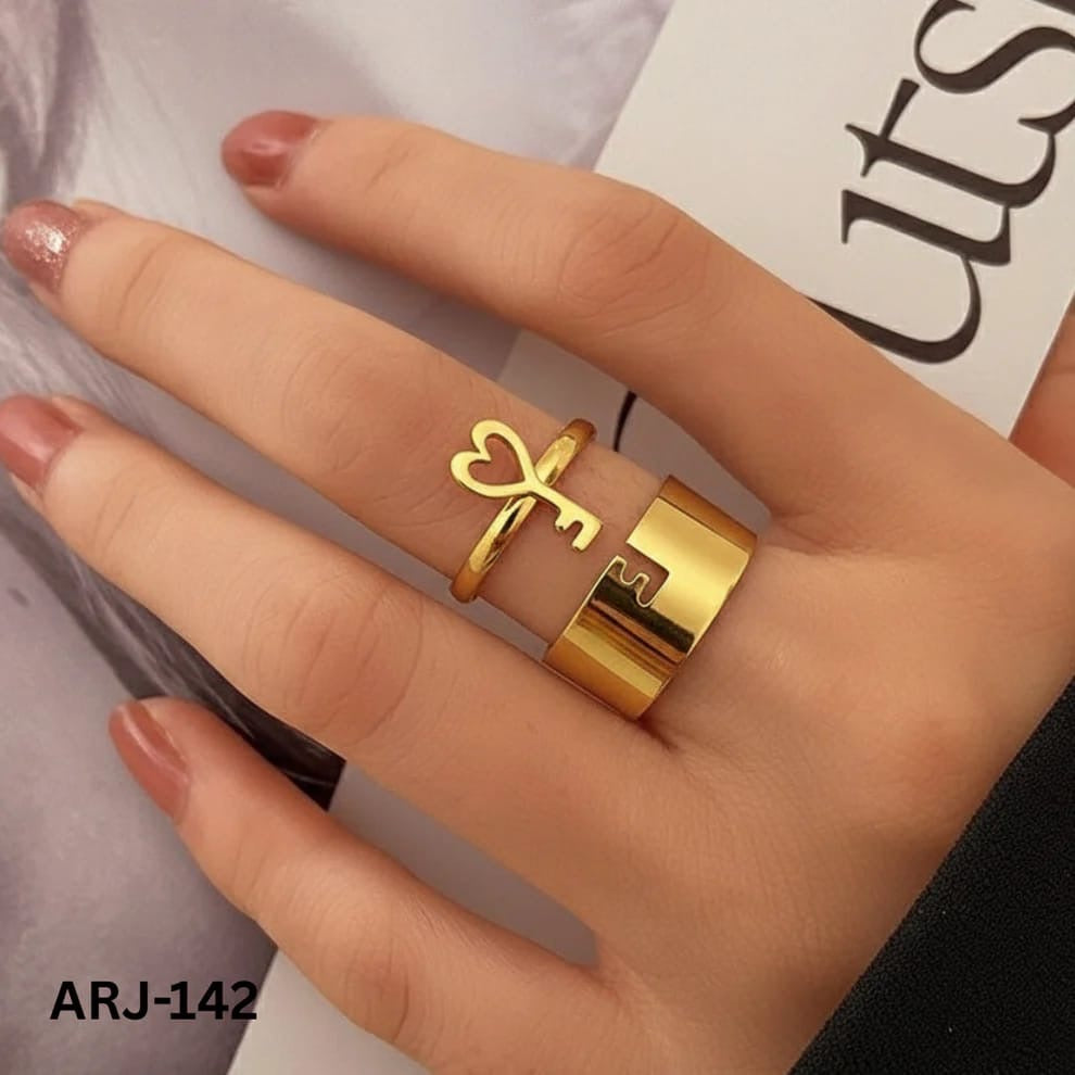 ARJ-142 Lock And Key Ring Stylish Durable Functional Design