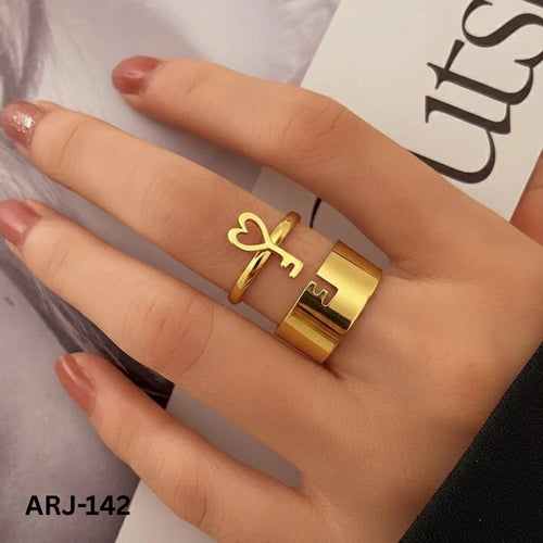 ARJ-142 Lock And Key Ring Stylish Durable Functional Design