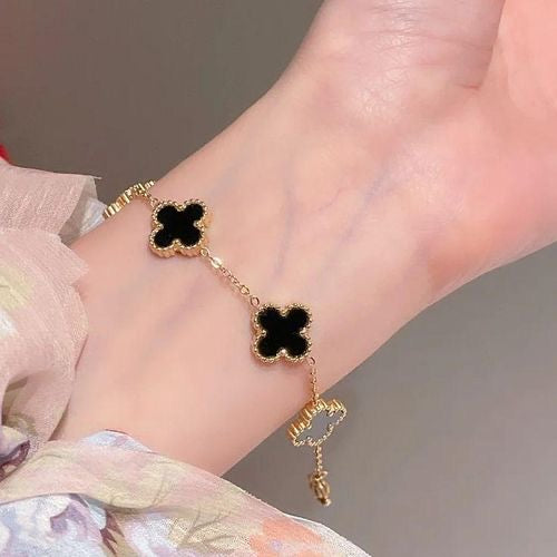 QXT-134 Clover Bracelet – Stainless Steel