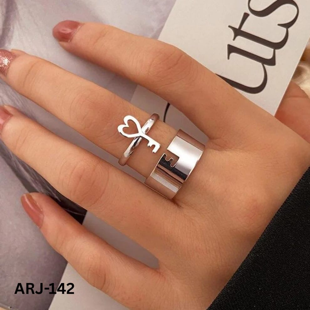 ARJ-142 Lock And Key Ring Stylish Durable Functional Design